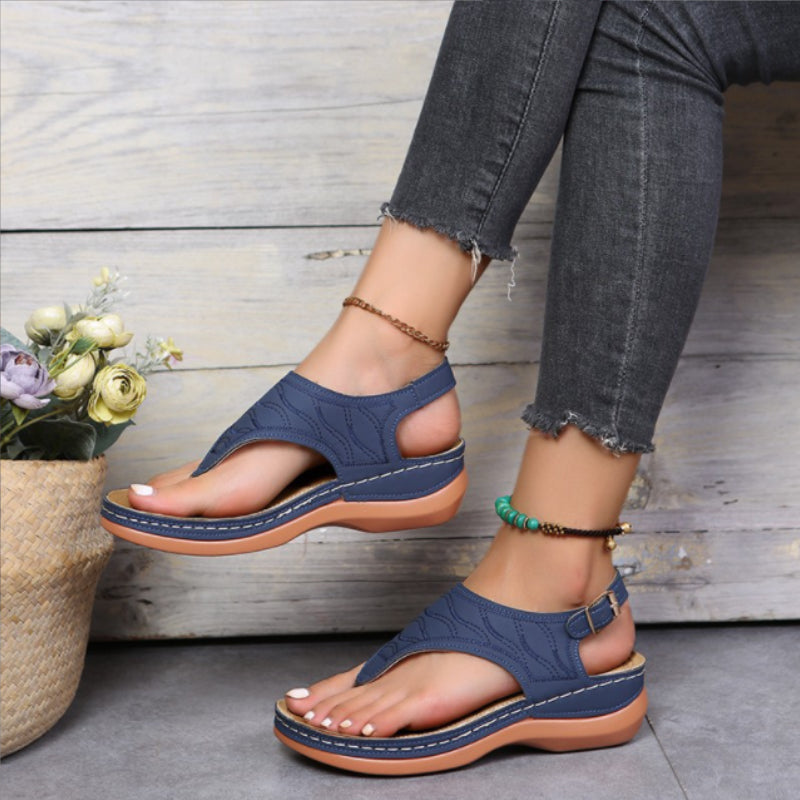 Casual Comfort Wedge Sandals