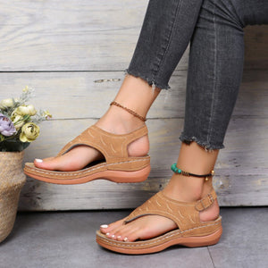 Casual Comfort Wedge Sandals