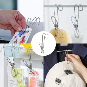 Stainless Steel Clothes Pins Hook Clip
