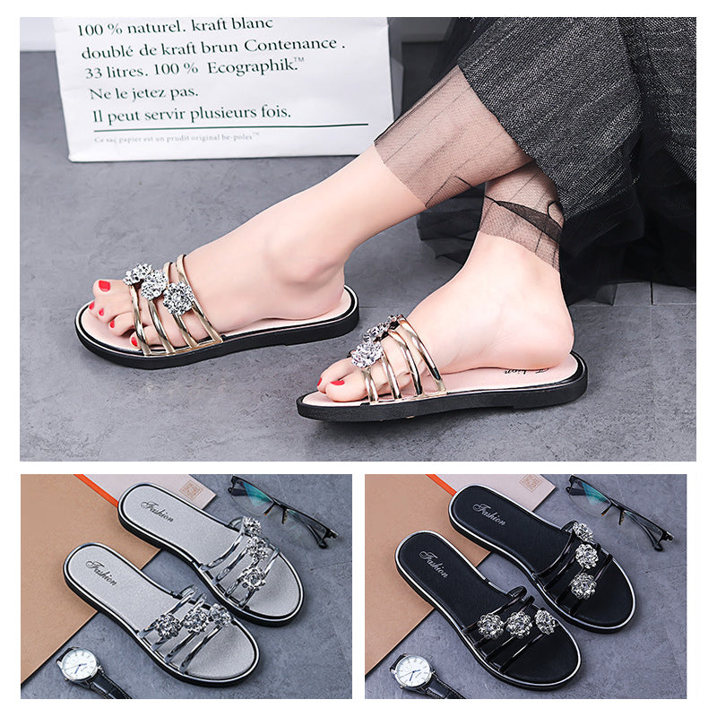 Floral Beach Sandals