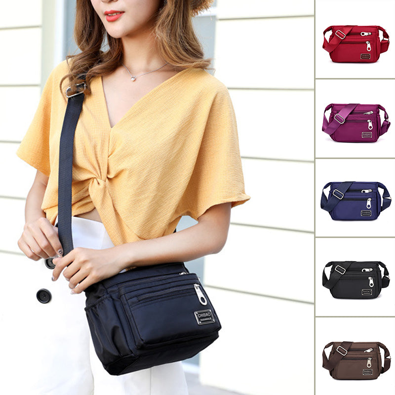 Women’s Multi-layer Nylon Crossbody Bag