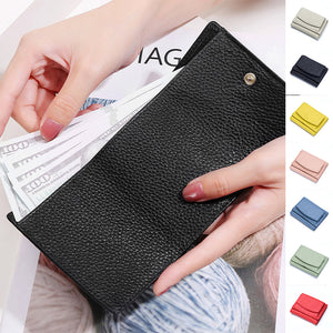 Women's Foldable Short Wallet