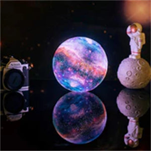 Galaxy Moon Lamp