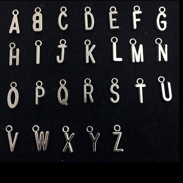 Couple Key Ring With Letter Pendant