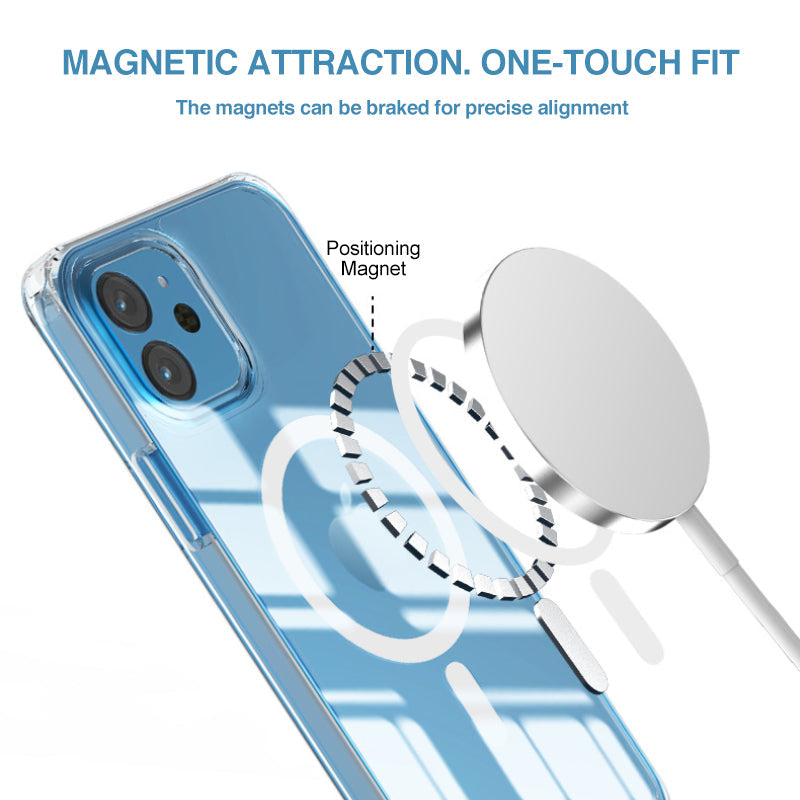 Magnetic Wireless Charging Case For Apple