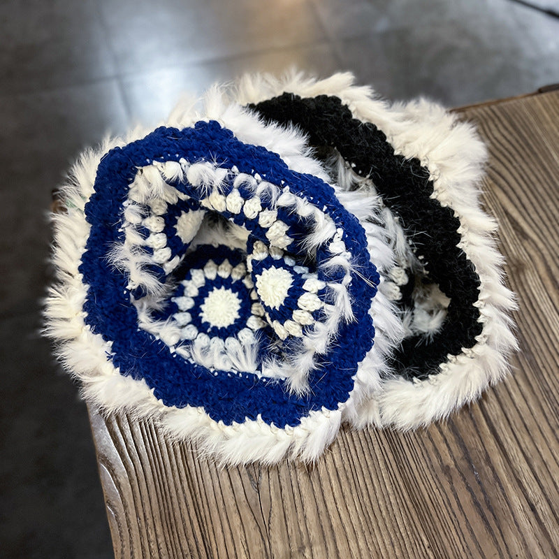Cozy Handmade Crochet Flower Hat