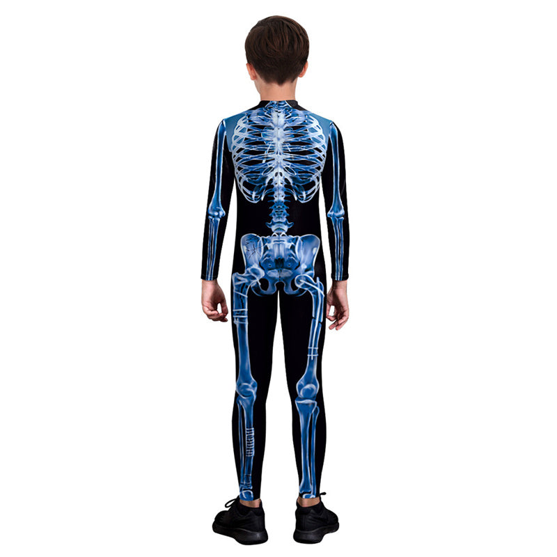 Halloween Sexy Skull Bodysuit