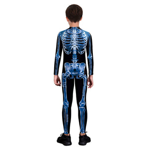 Halloween Sexy Skull Bodysuit