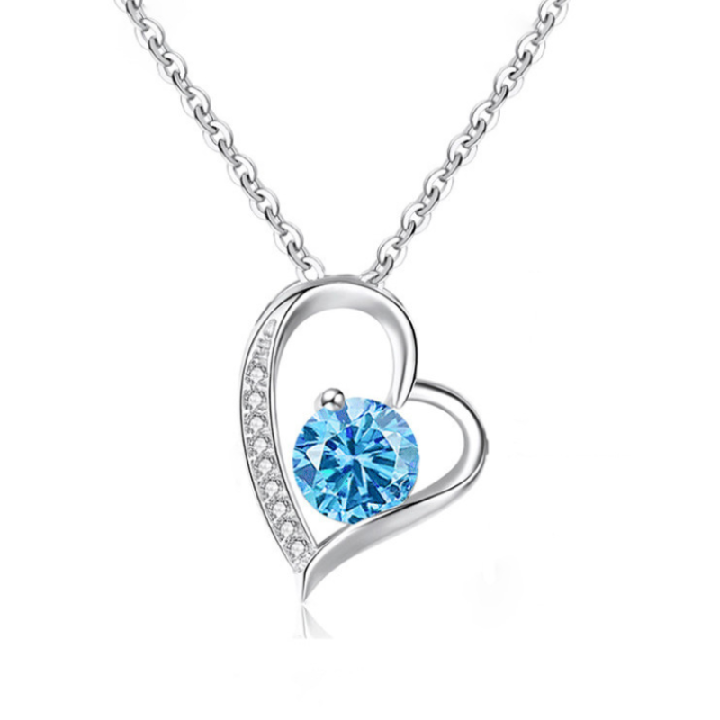 Silver Forever Love Heart Necklace