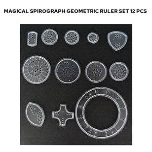 Magical Spirograph Geometric Ruler Set