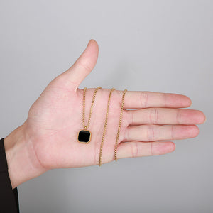 Onyx Adjustable Necklace