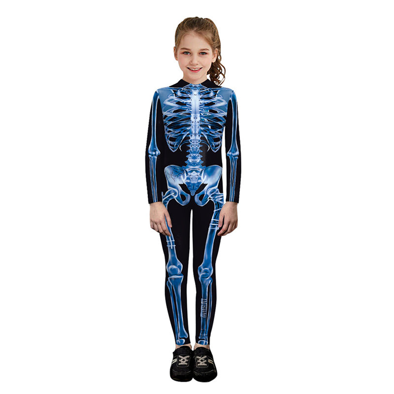 Halloween Sexy Skull Bodysuit