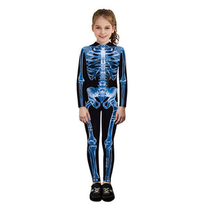 Halloween Sexy Skull Bodysuit