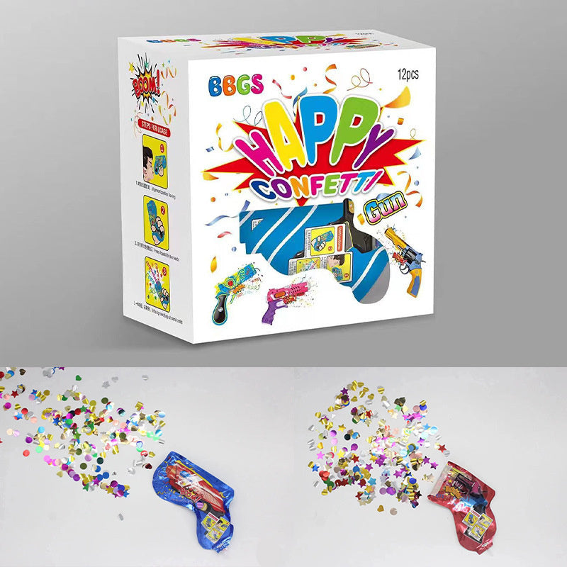 Happy Confetti Gun Set