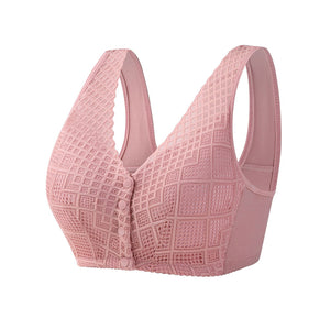 Women's Cotton Front Buckle Bra