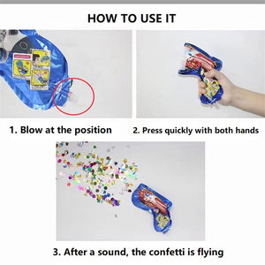 Happy Confetti Gun Set