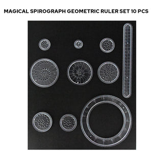 Magical Spirograph Geometric Ruler Set