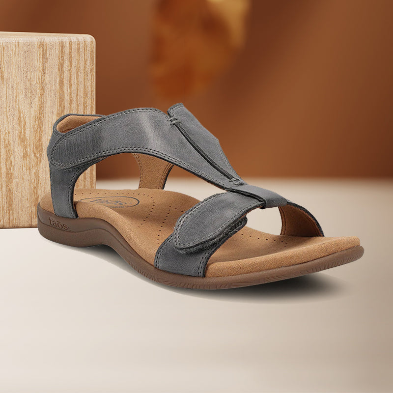 Platform Wedge Velcro Strap Sandals