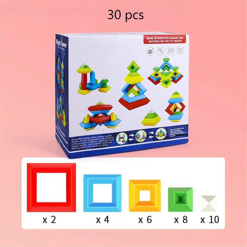 Pyramids Stacking Blocks