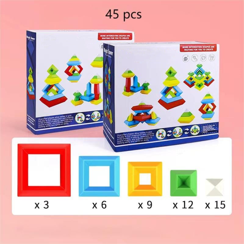 Pyramids Stacking Blocks