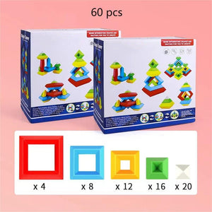 Pyramids Stacking Blocks