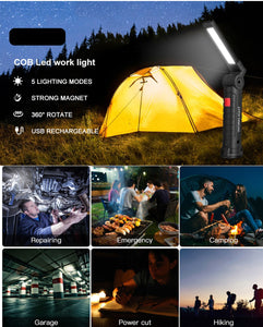Magnetic Rechargeable Flashlight
