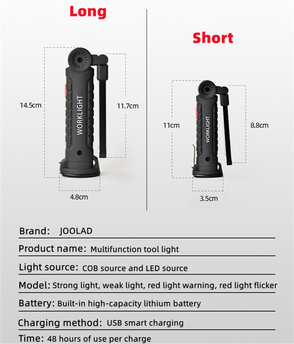 Magnetic Rechargeable Flashlight
