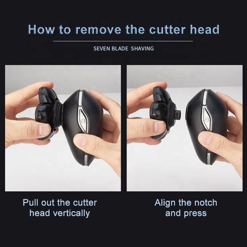 Upgraded 7D 5-In-1 Electric Hair Shaver