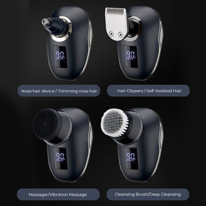 Upgraded 7D 5-In-1 Electric Hair Shaver