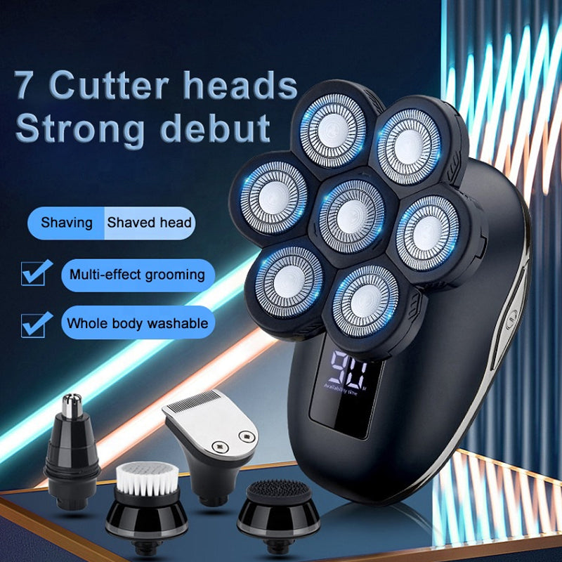 Upgraded 7D 5-In-1 Electric Hair Shaver