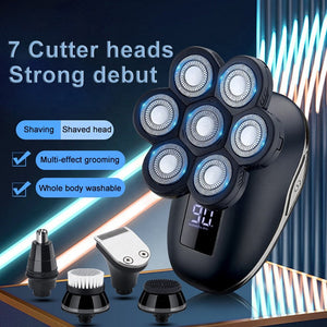 Upgraded 7D 5-In-1 Electric Hair Shaver