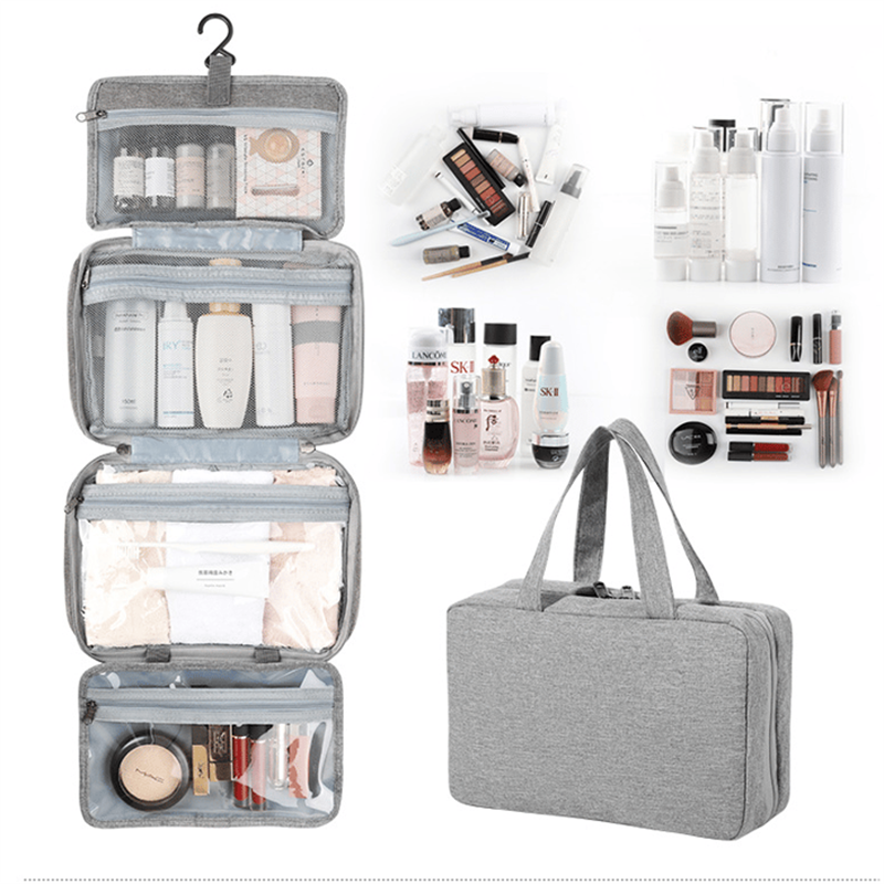 Water-resistant Toiletry Bag Travel Bag with Hanging Hook