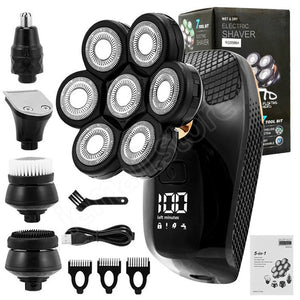 Upgraded 7D 5-In-1 Electric Hair Shaver