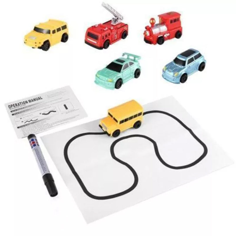 Follow-The-Line Inductive Car