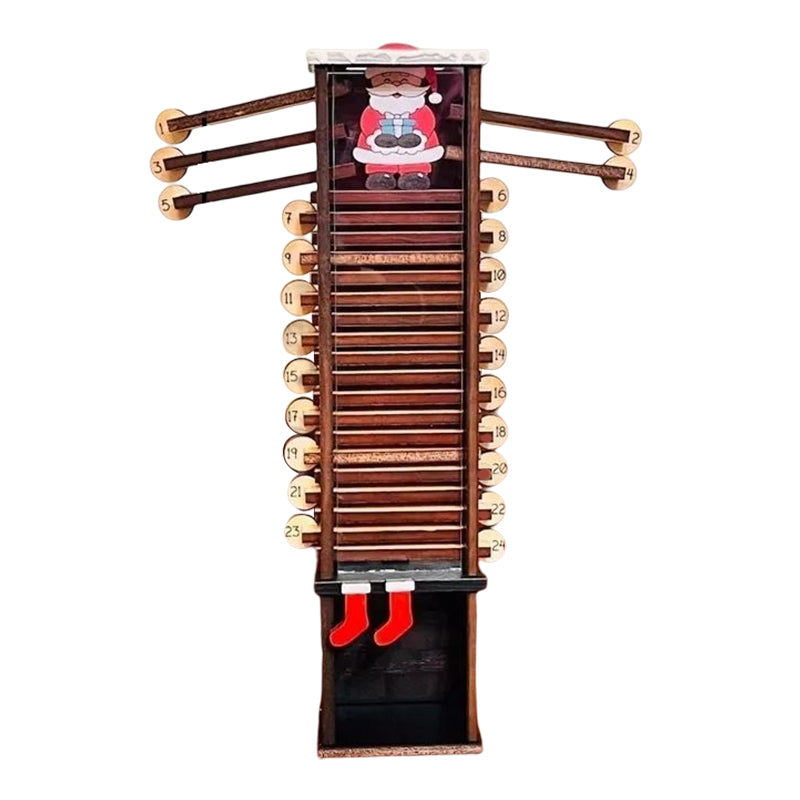 Santa Claus Down The Chimney Countdown Adventure Calendar