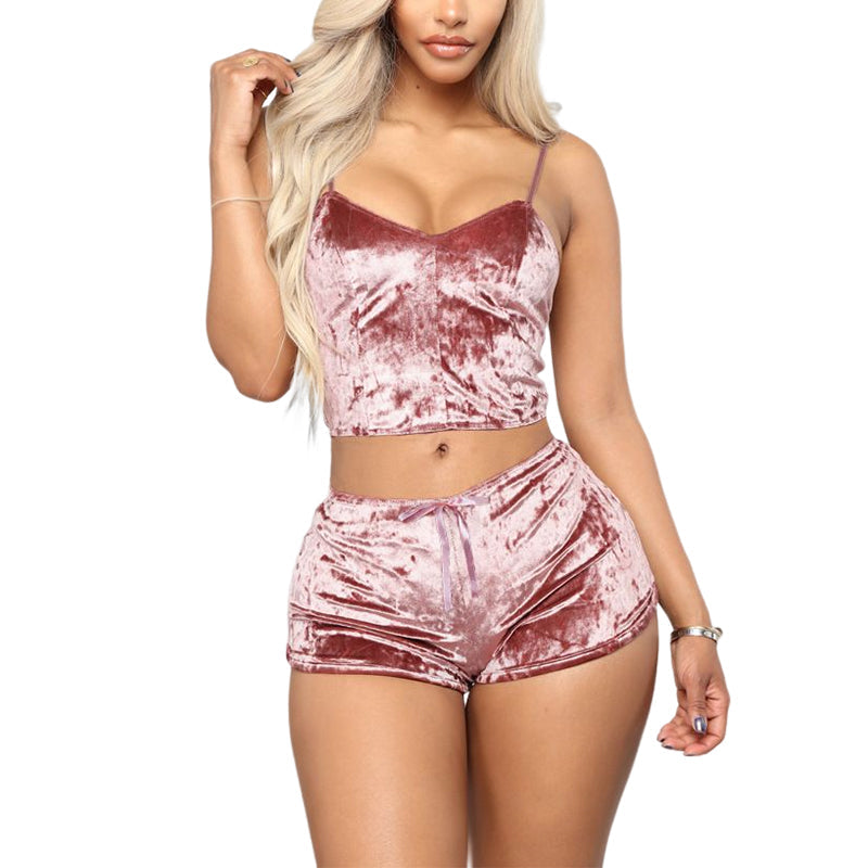 Velvet Sexy Two-Piece Suit