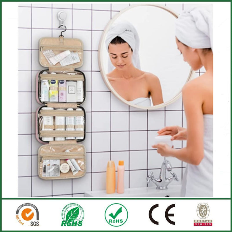 Water-resistant Toiletry Bag Travel Bag with Hanging Hook