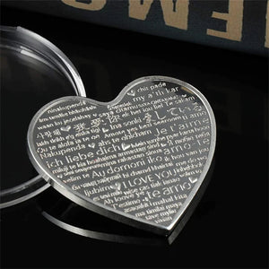 Rose Heart-Shaped Commemorative Coin