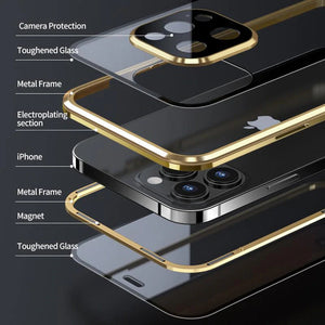 Magnetic Tempered Glass Double-sided suitable for iPhone