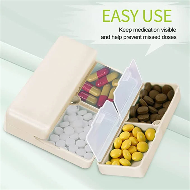 Foldable Carry-on 7 Compartment Pill Box