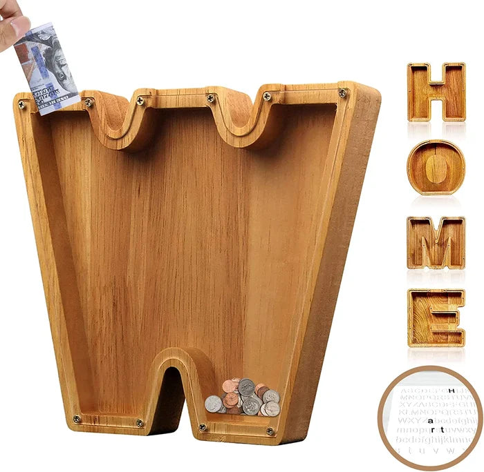 Letter Money Bank