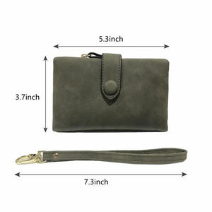 Women's Small Trifold Leather Wallet