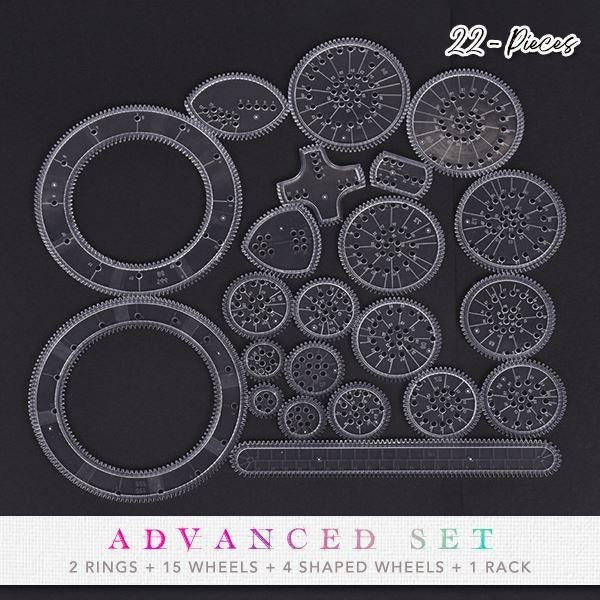 Magical Spirograph Geometric Ruler Set