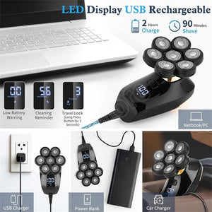 Upgraded 7D 5-In-1 Electric Hair Shaver
