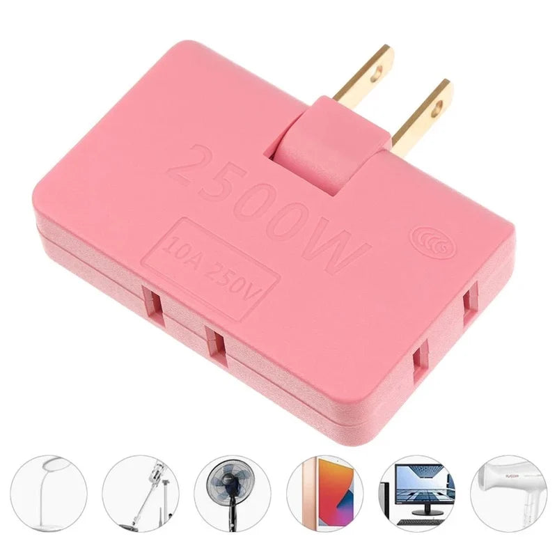 Rotatable Socket Converter (3 PCS)