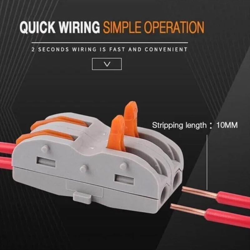 Push-type Quick Connection Terminal, Wire Splitter – Peachloft