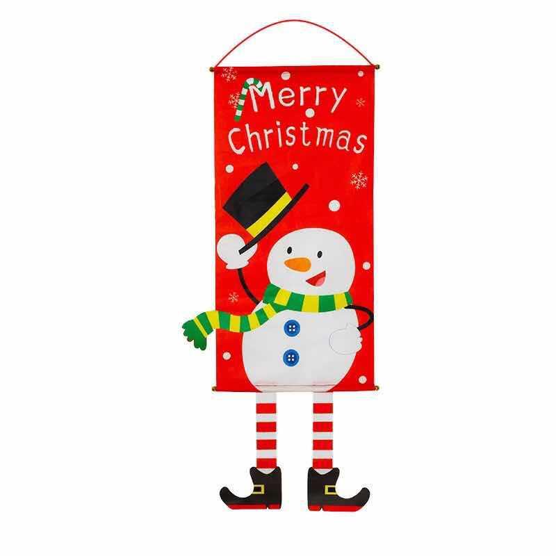 Merry Christmas Door Banner Hanging Ornament