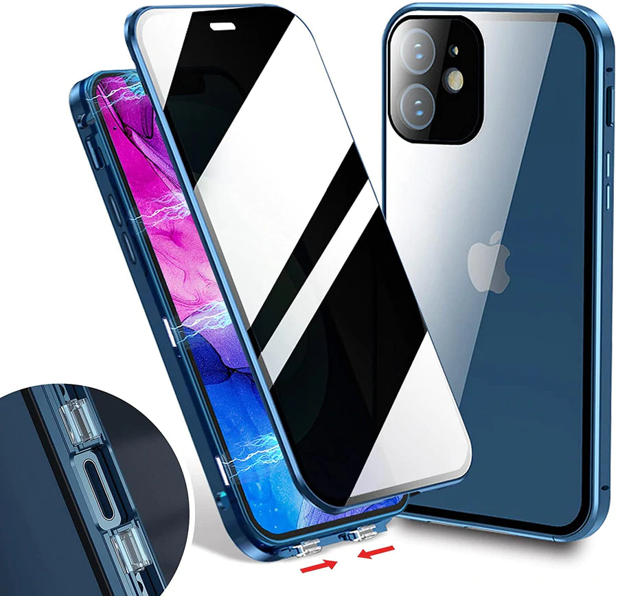 Magnetic Tempered Glass Double-sided suitable for iPhone