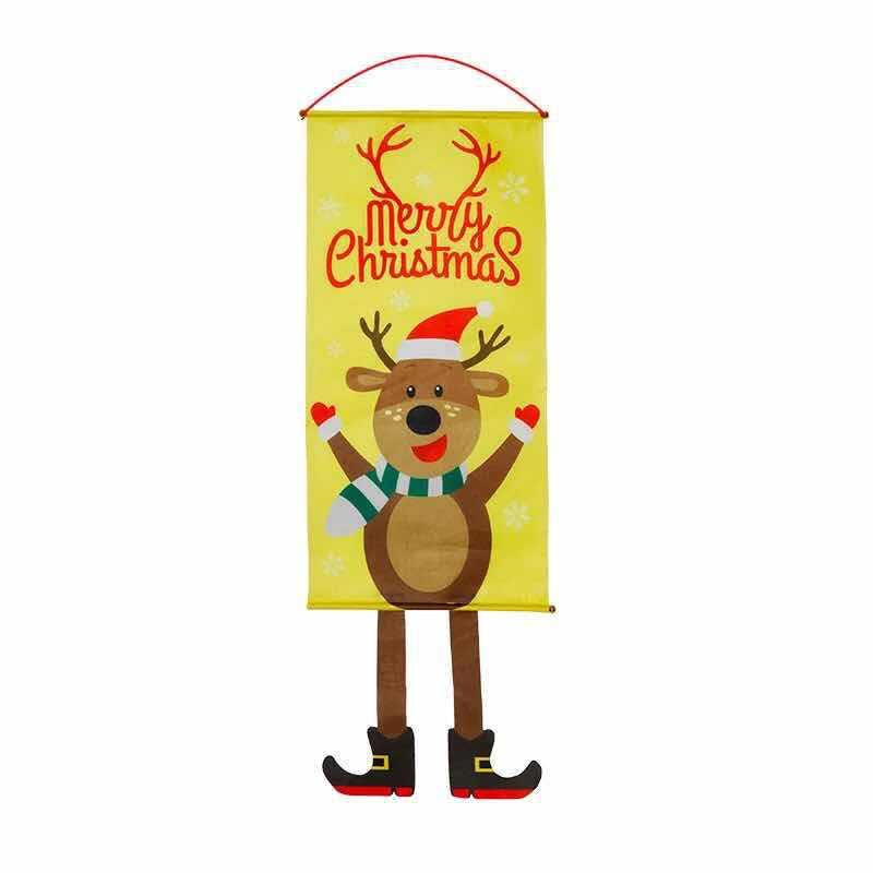 Merry Christmas Door Banner Hanging Ornament