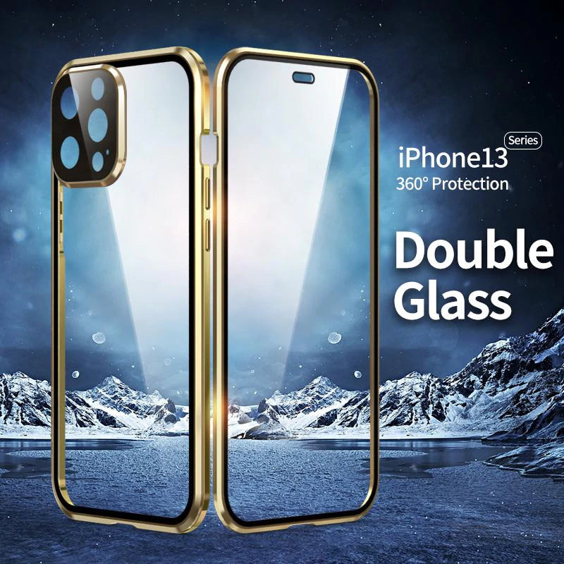 Magnetic Tempered Glass Double-sided suitable for iPhone